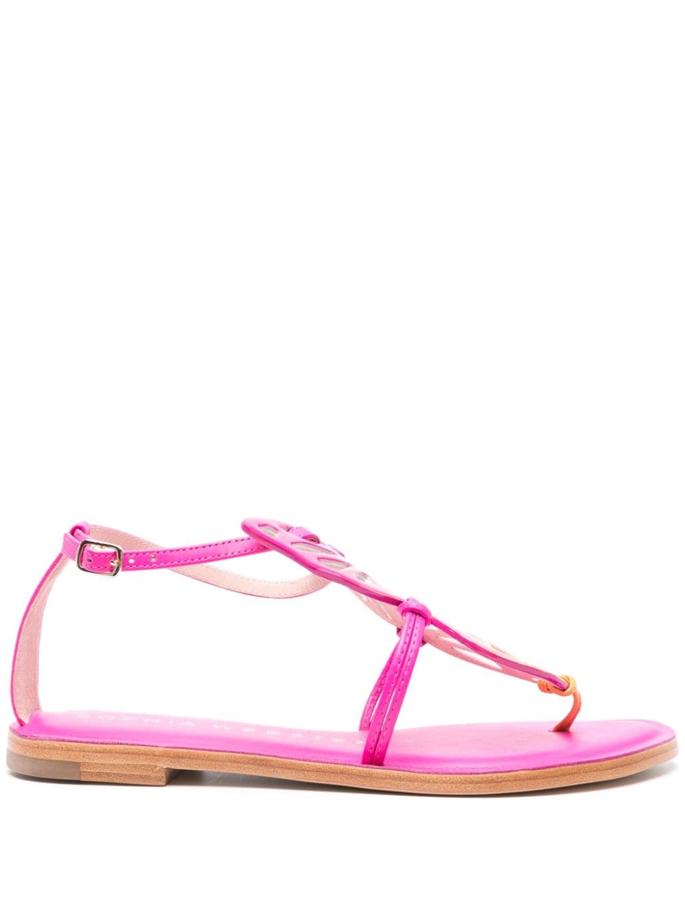 Sophia Webster Butterfly ombré leather sandals - Pink von Sophia Webster