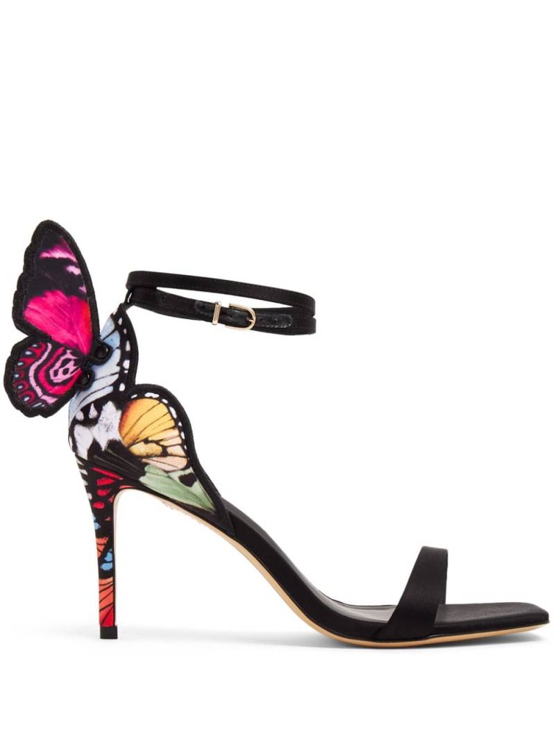 Sophia Webster Chiara butterfly-embroidered sandals - Black von Sophia Webster