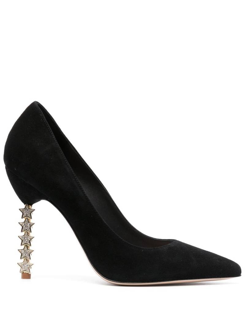 Sophia Webster Jasmine 110mm suede pumps - Black von Sophia Webster