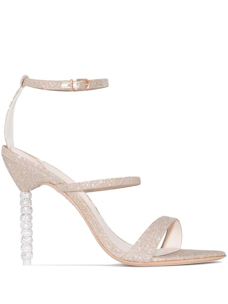 Sophia Webster Rosalind 100mm leather sandals - Neutrals von Sophia Webster