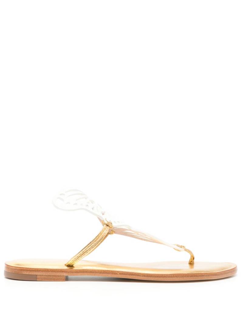 Sophia Webster Talulah butterfly slides - Gold von Sophia Webster