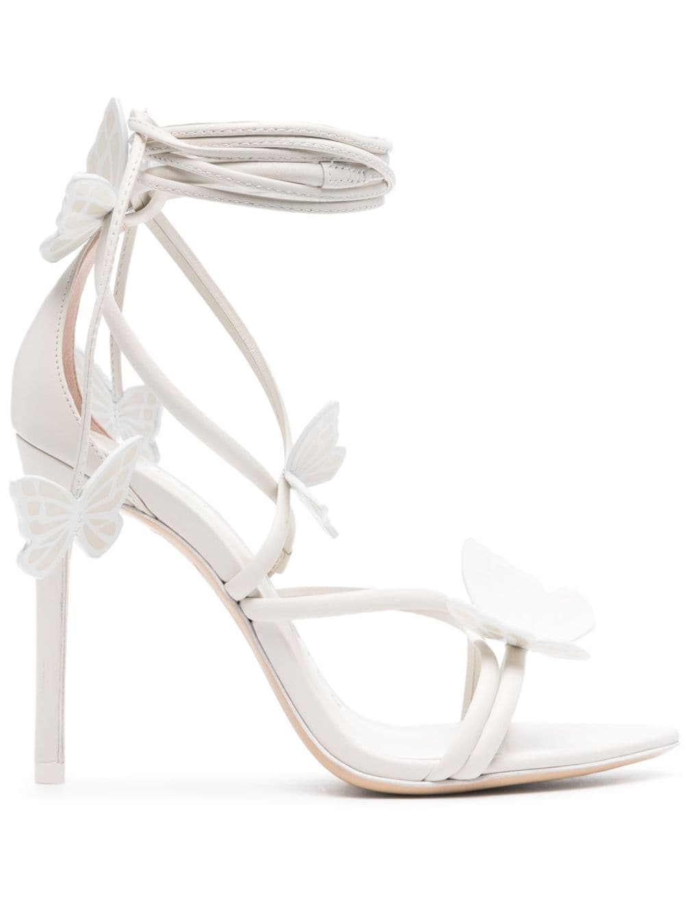 Sophia Webster Vanessa 100mm strappy sandals - White von Sophia Webster