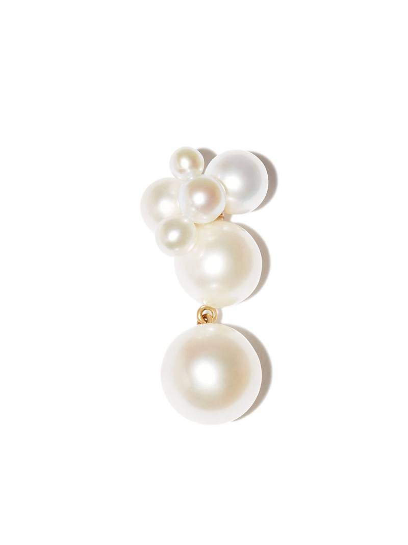 Sophie Bille Brahe 14kt yellow gold Bisou pearl earring von Sophie Bille Brahe