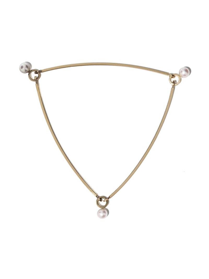 Sophie Bille Brahe 14kt yellow gold La Pyramide pearl bracelet von Sophie Bille Brahe