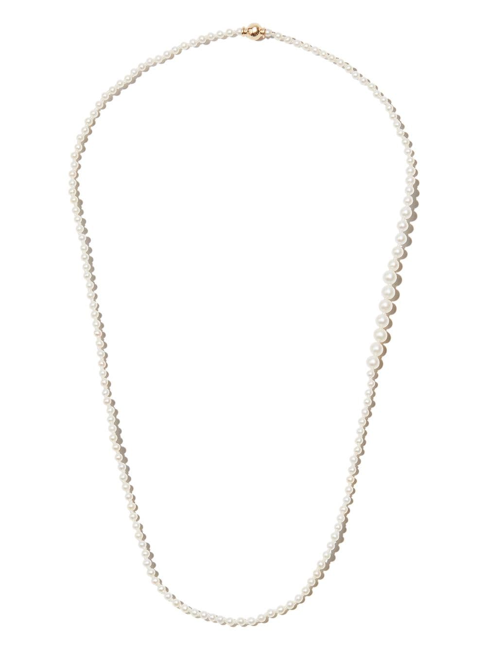 Sophie Bille Brahe 14kt yellow gold Peggy pearl mini necklace von Sophie Bille Brahe