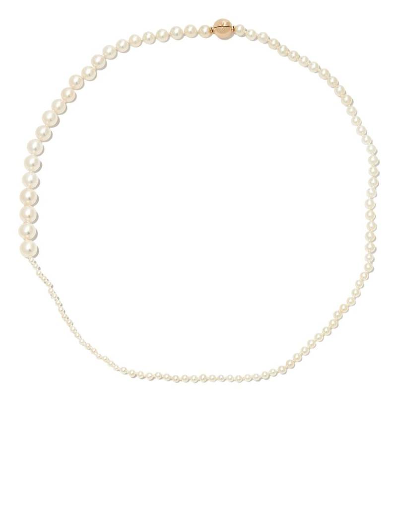 Sophie Bille Brahe 14kt yellow gold Petite Peggy pearl necklace von Sophie Bille Brahe