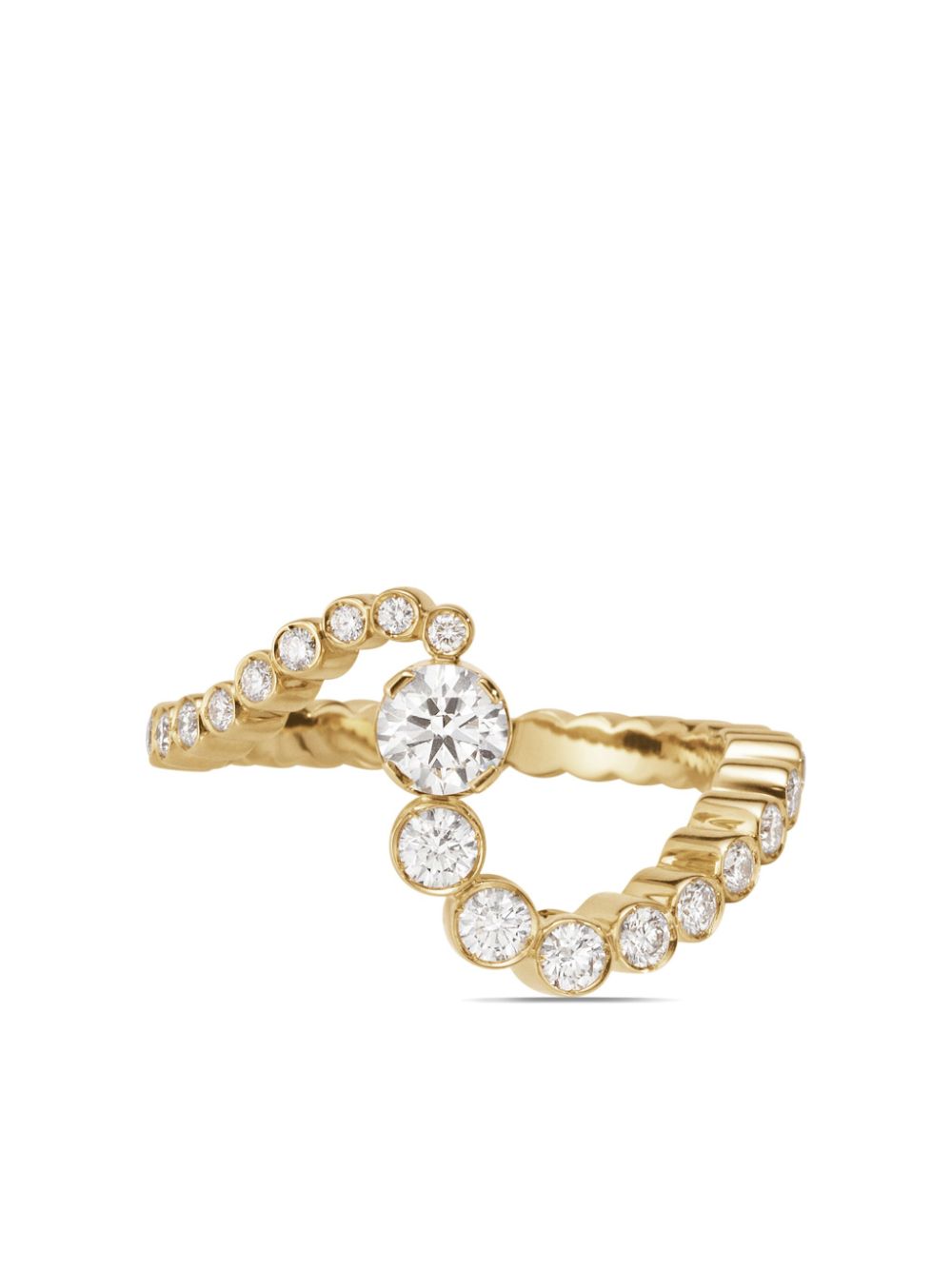 Sophie Bille Brahe 18kt recycled yellow gold Ocean Ensemble Diamant diamond ring von Sophie Bille Brahe