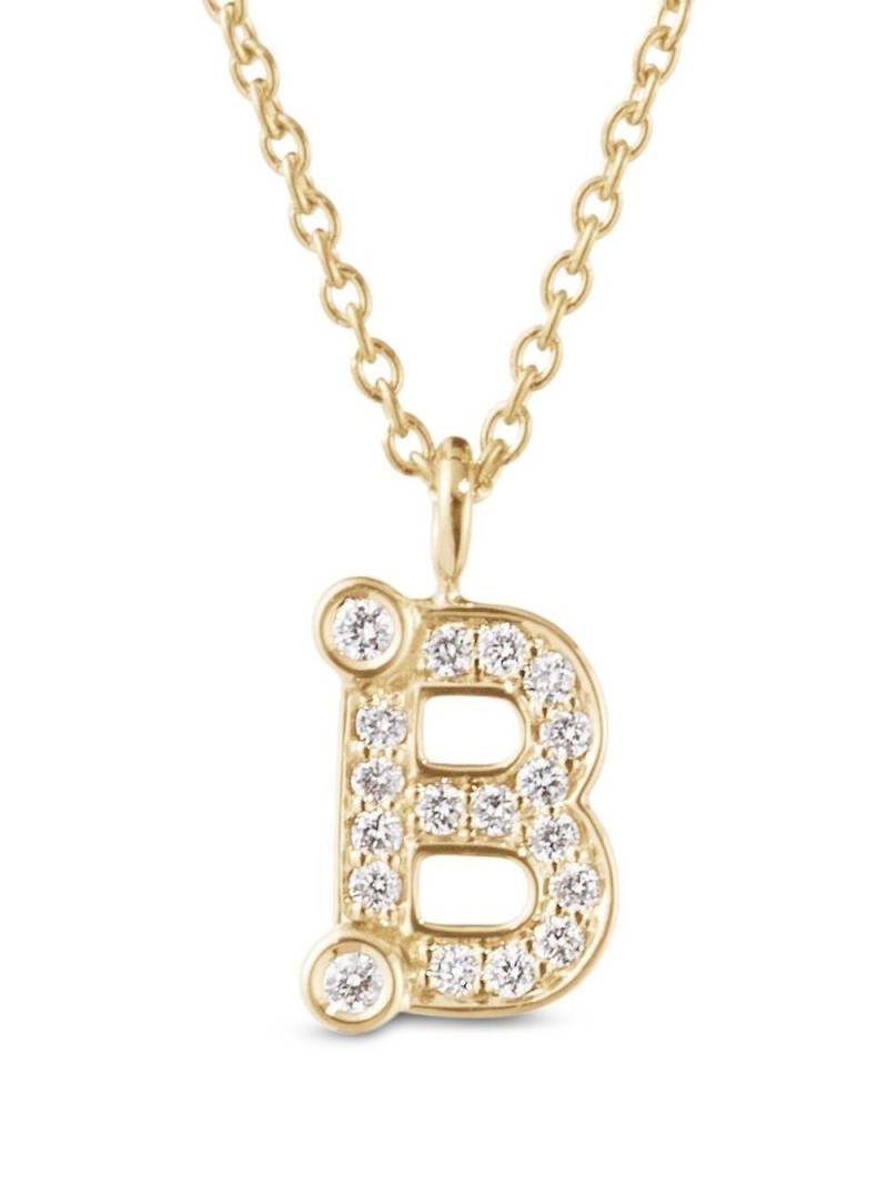 Sophie Bille Brahe 18kt yellow gold Petite B pendant necklace von Sophie Bille Brahe