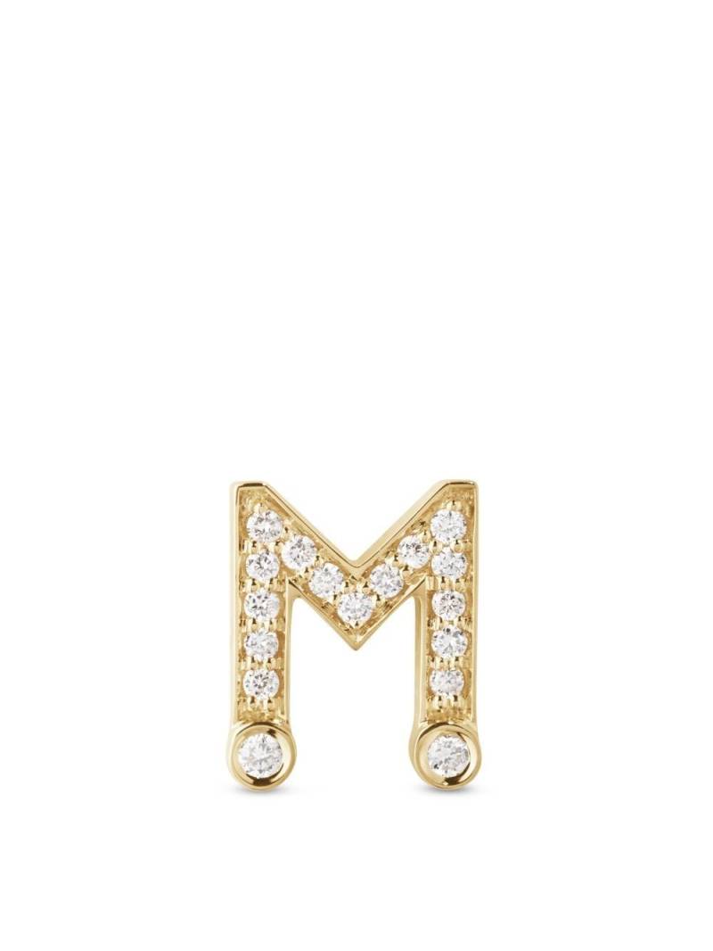 Sophie Bille Brahe 18kt yellow gold Petite M stud earring von Sophie Bille Brahe