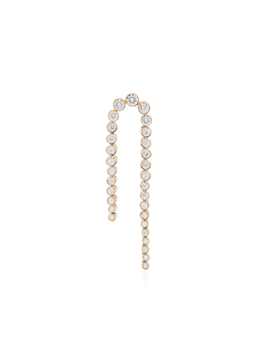 Sophie Bille Brahe 18kt yellow gold Petite Sandro Nuit diamond single earring von Sophie Bille Brahe