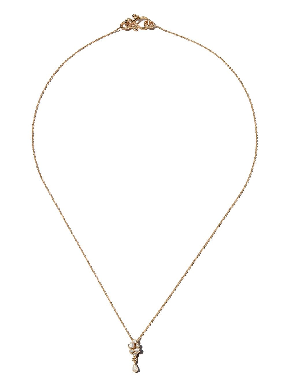 Sophie Bille Brahe 18kt yellow gold Splash diamond necklace von Sophie Bille Brahe