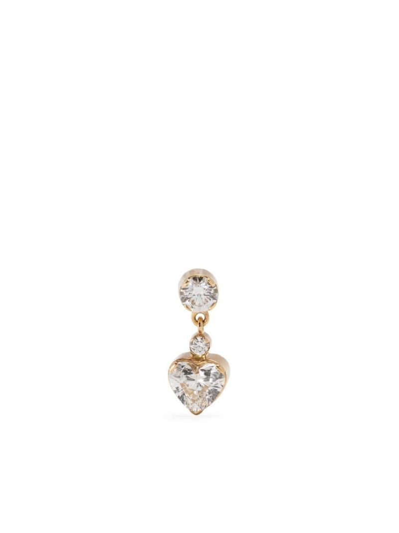 Sophie Bille Brahe Chambre Diamant 18kt yellow gold diamond drop earring von Sophie Bille Brahe