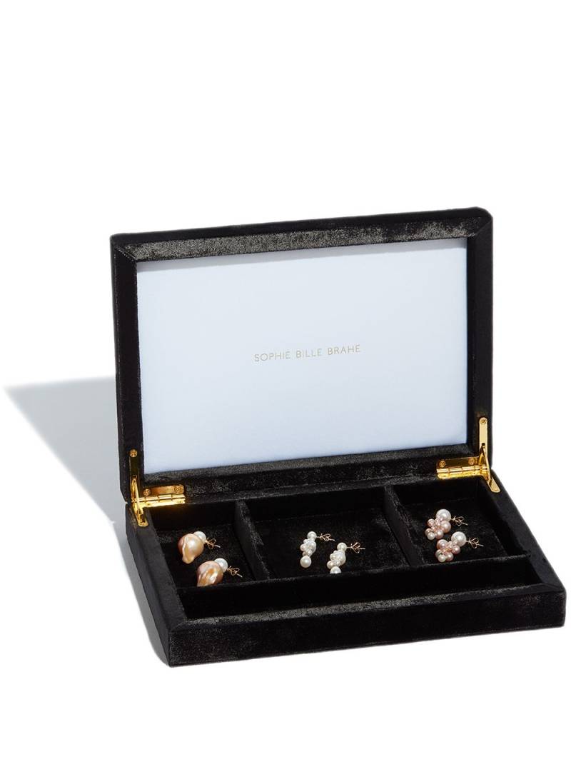 Sophie Bille Brahe Trésor velvet jewellery box - Black von Sophie Bille Brahe