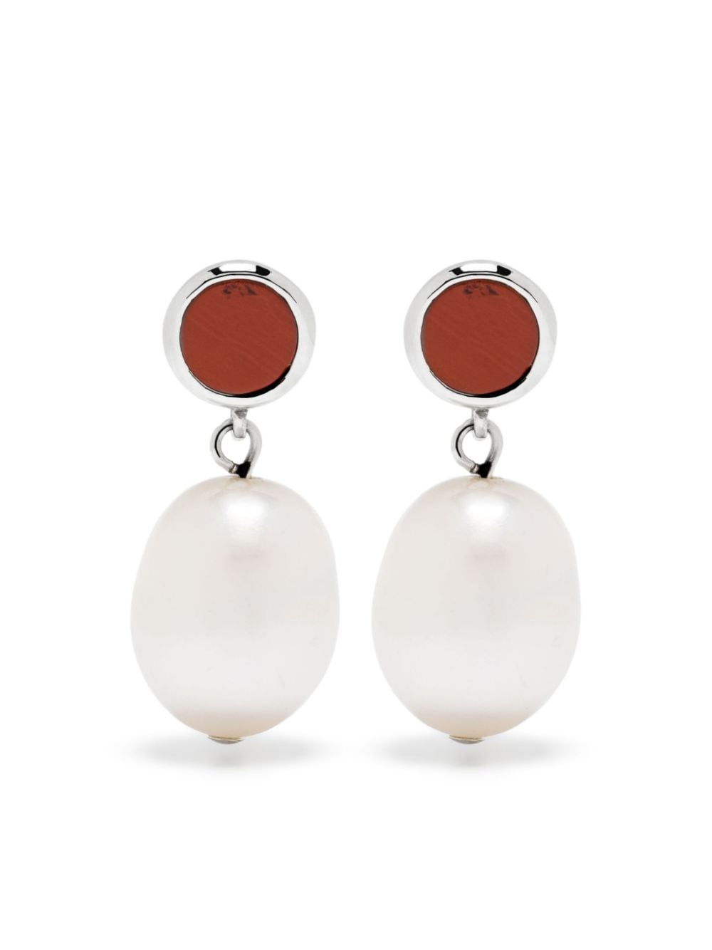 Sophie Buhai Neue pearl earrings - Red von Sophie Buhai