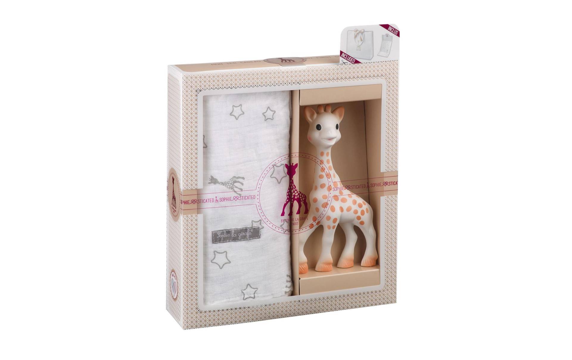 Greifspielzeug »la girafe Geschenkset Spielfigur und Mulltuch« von Sophie la Girafe