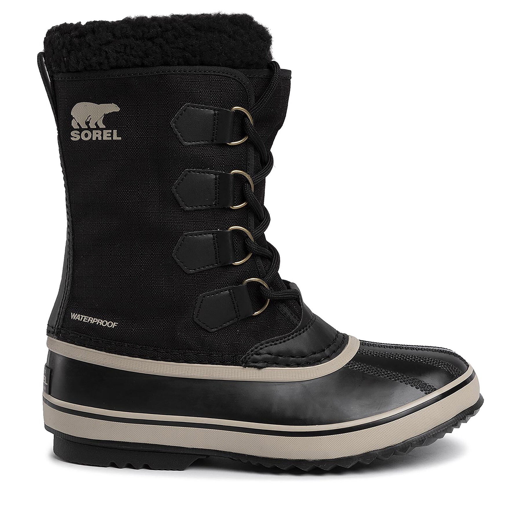 Schneeschuhe Sorel 1964 Pac Nylon NM3487 Schwarz von Sorel