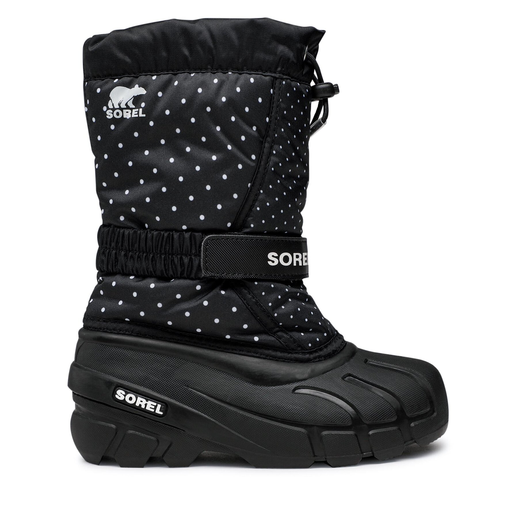 Schneeschuhe Sorel Youth Flurry Print NY3503-010 Schwarz von Sorel