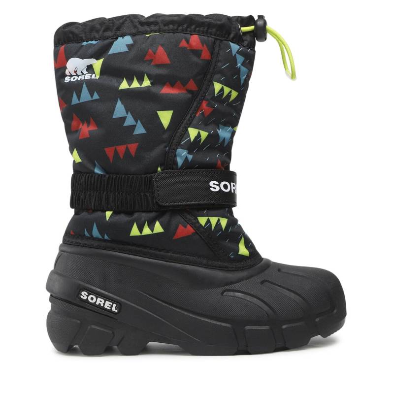 Schneeschuhe Sorel Youth Flurry Print NY3504 Schwarz von Sorel