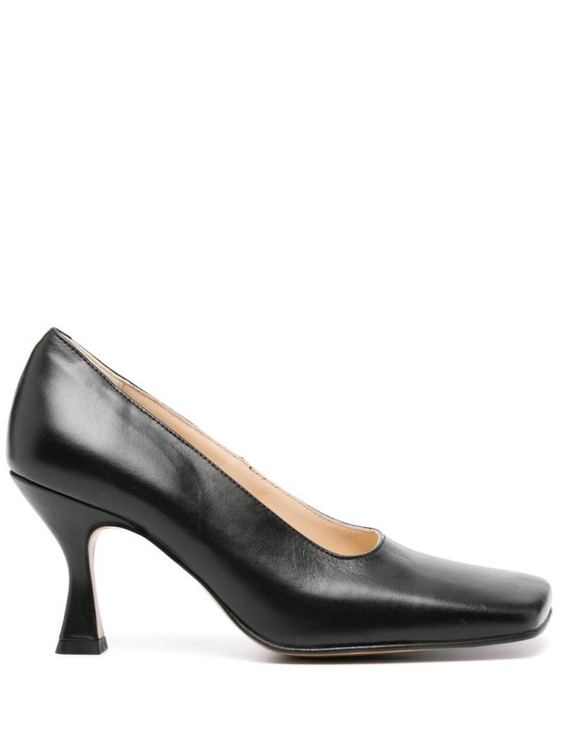 Souliers Martinez Rosana 80mm leather pumps - Black von Souliers Martinez