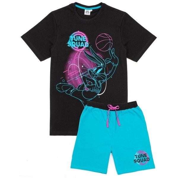 Tune Squad Schlafanzug Mit Shorts Jungen Schwarz 110 von Space Jam