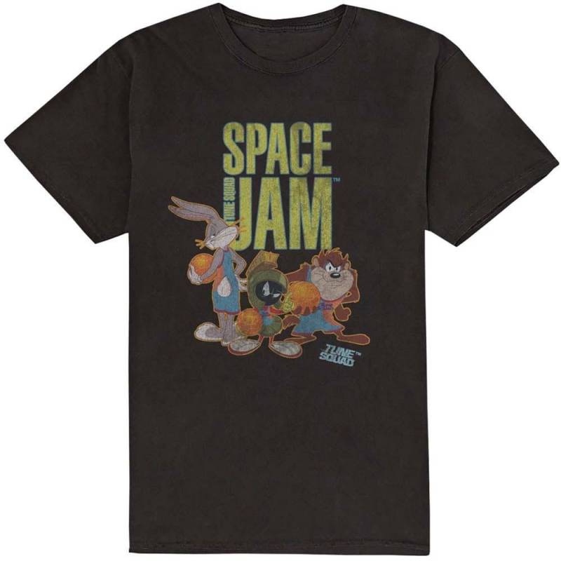 Space Jam - Tune Squad TShirt, für Herren, Schwarz, Größe M von Space Jam