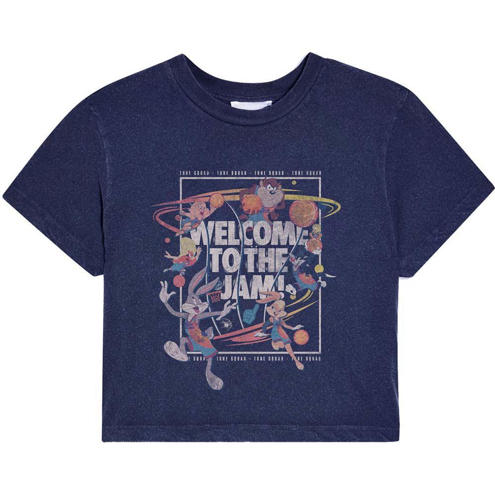 Space Jam - Welcome To The TShirt kurz geschnitten, M, Marine von Space Jam