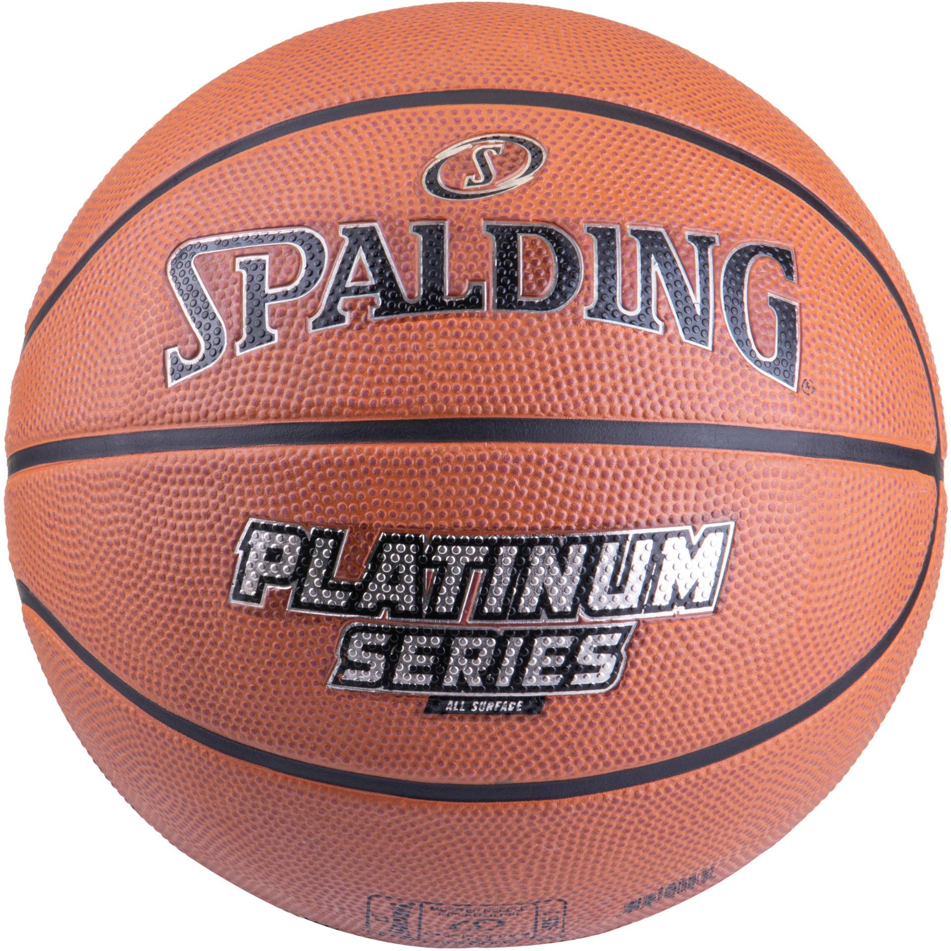SPALDING Platinum Series Rubber Basketball SPALDING Platinum Series Rubber Basketball von Spalding