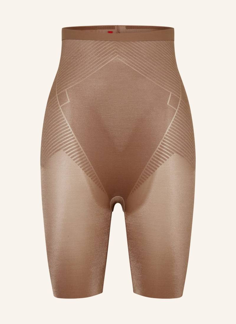 Spanx Shape-Shorts Thinstincts® 2.0 High-Waisted Mid-Thigh beige von Spanx