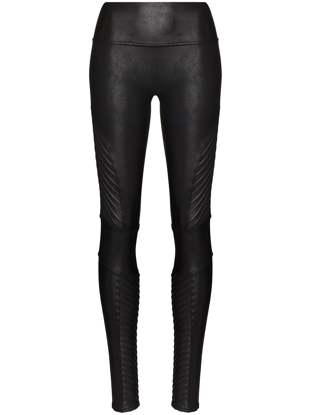 SPANX faux-leather high-rise leggings - Black von SPANX