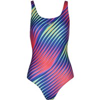 SPEEDO Damen Badeanzug All-Over Digital Powerback bunt | 38 von Speedo