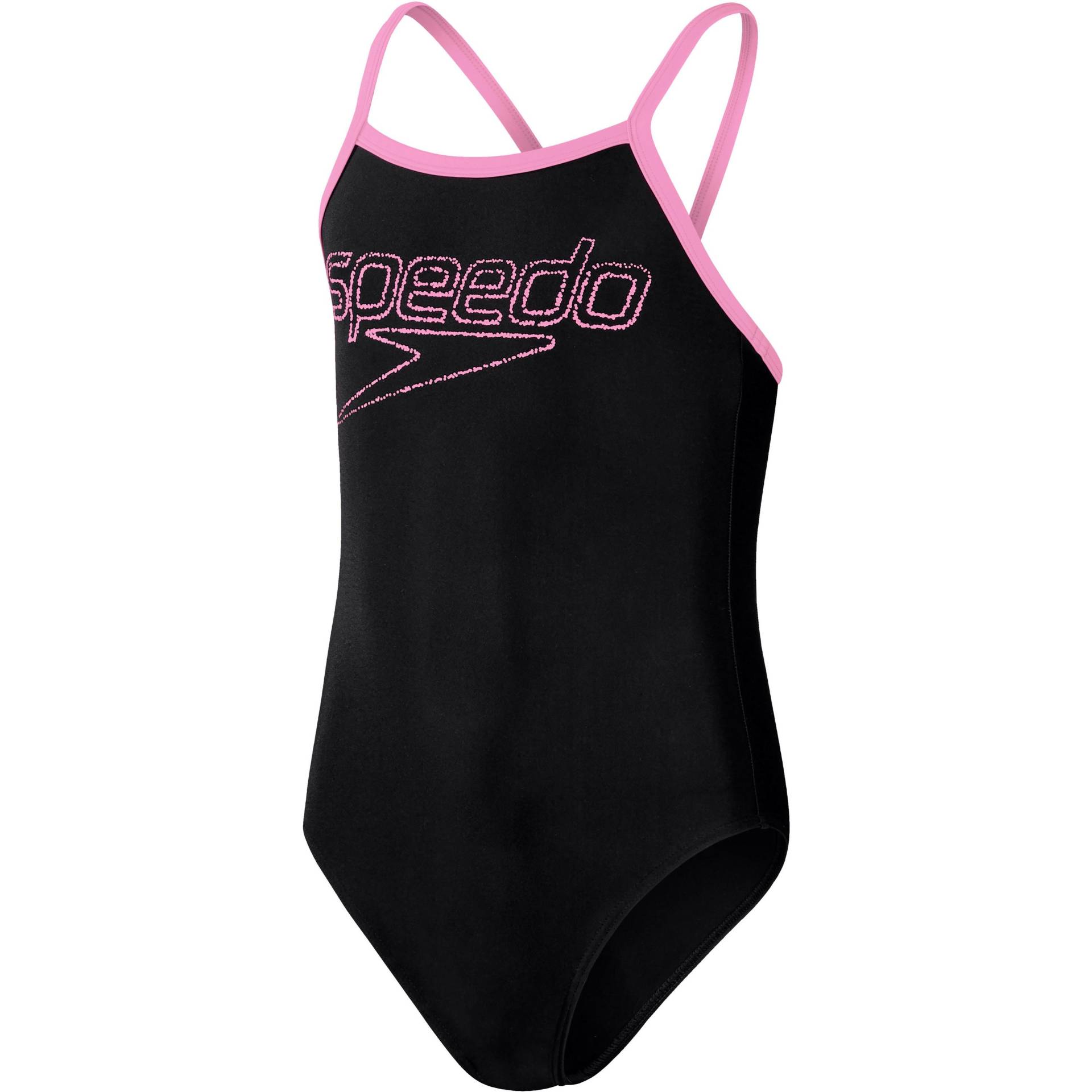 SPEEDO Logo Thinstrap Muscleback Badeanzug Mädchen von Speedo