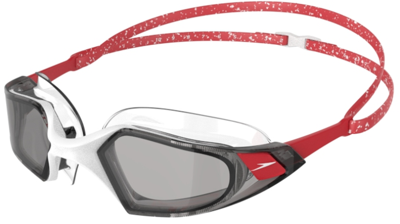 Speedo Aquapulse Pro Goggles Adults - Fed Red/White/Lig von Speedo