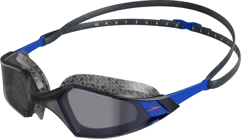 Speedo Aquapulse Pro Goggles Adults - Oxid Grey/Blue Fl von Speedo