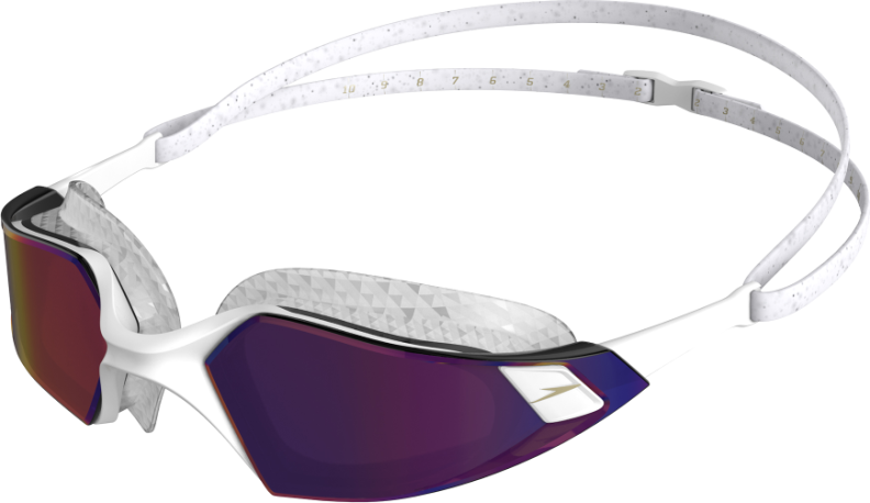 Speedo Aquapulse Pro Mirror Goggles Adults - White/Clear/Viole Speedo Aquapulse Pro Mirror Goggles Adults - White/Clear/Viole von Speedo