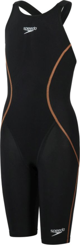 Speedo Badeanzug Fastskin Junior LZR Racer X Op Race Junior - Black/Gold (Grösse: 26) von Speedo