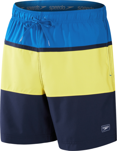 Speedo Badehose Colorblock Redondo Edge Volley Watershorts Male Adult - LEMON DRIZZLE (Grösse: L) von Speedo