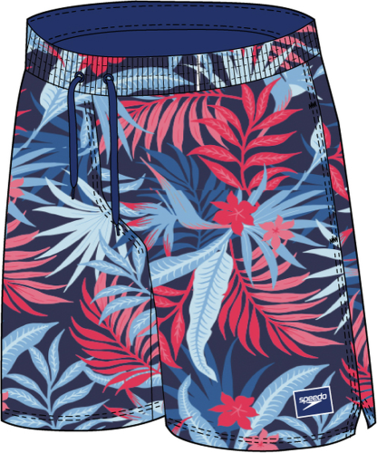 Speedo Badehose SNA Print Volley 17 Male - Peacoat (Grösse: L) von Speedo