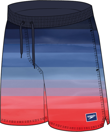 Speedo Badehose SNA Print Volley 17 Male - Peacoat (Grösse: M) von Speedo