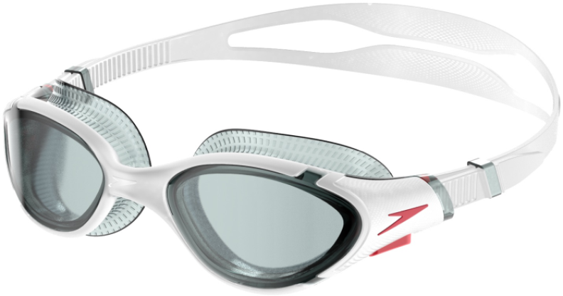 Speedo Biofuse 2.0 Goggles Adults - White/Red/Light S von Speedo