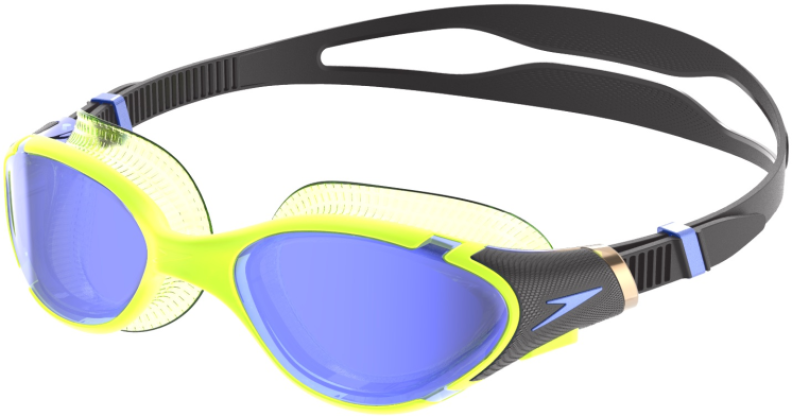 Speedo Biofuse 2.0 Mirror Goggles Adults - Black/Hyper/Sapph von Speedo