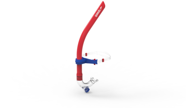 Speedo CENTRE SNORKEL Accessories - Fed Red/Blue Flam von Speedo