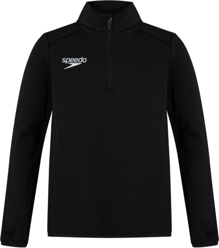 Speedo CLUB 1/4 ZIP MIDLYR TRN TOP JM Teamwear Junior - BLACK (Grösse: 12) von Speedo