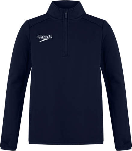 Speedo CLUB 1/4 ZIP MIDLYR TRN TOP JM Teamwear Junior - NAVY (Grösse: 10) von Speedo