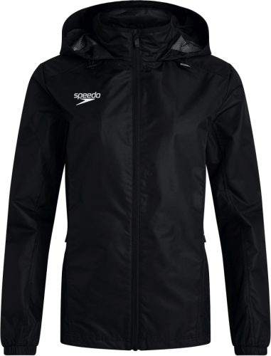 Speedo CLUB VPSHLD FULLZIP RAINJKT AF Teamwear Female Adult - BLACK (Grösse: 6) von Speedo