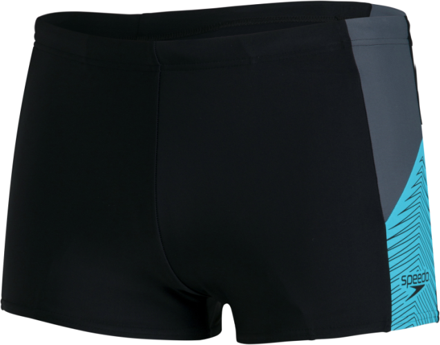 Speedo Dive Aquashort Swimwear Male Adult - Black/Hypersonic (Grösse: 32) von Speedo