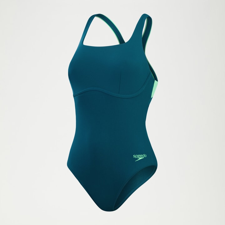 Speedo FlexBandSwimsuit incl. SwimBra Badeanzug petrol von Speedo