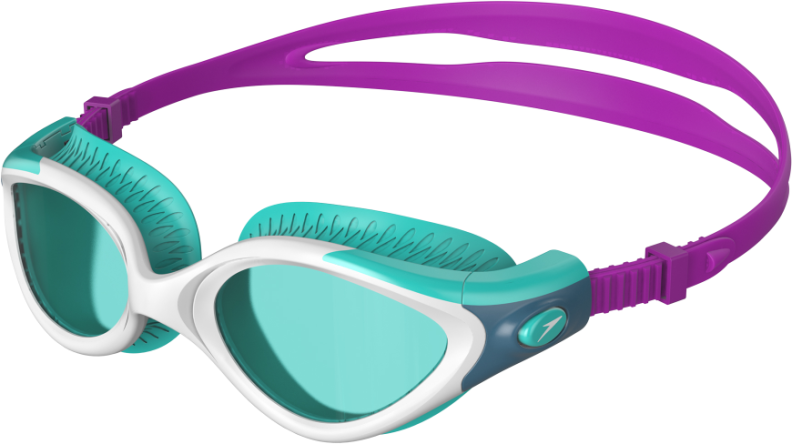 Speedo Futura Biofuse Flexiseal Femal Goggles Adults - Diva/White/Pepper von Speedo