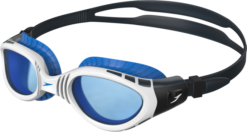 Speedo Futura Biofuse Flexiseal Goggles Adults - Oxid Grey/White/B von Speedo