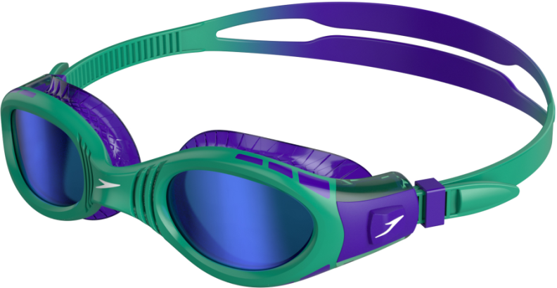 Speedo Futura Biofuse Flexiseal Mirro Goggles Junior - Violet/Emerald/Sa von Speedo