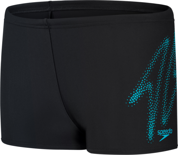 Speedo Hyper Boom Logo Placement Aqua Swimwear Male Junior/Kids (6-1 - Black/Bolt (Grösse: 13-14J/D164) von Speedo